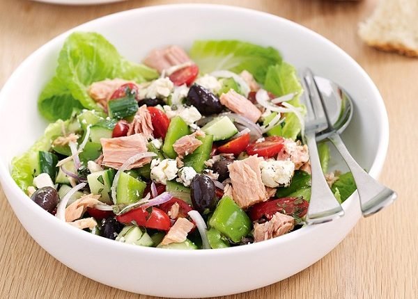 طريقة اعداد سلطة تونة دايت - اعداد سلطة تونة للرجيم - Tuna Diet Salad - preparing a tuna salad for diet 2021