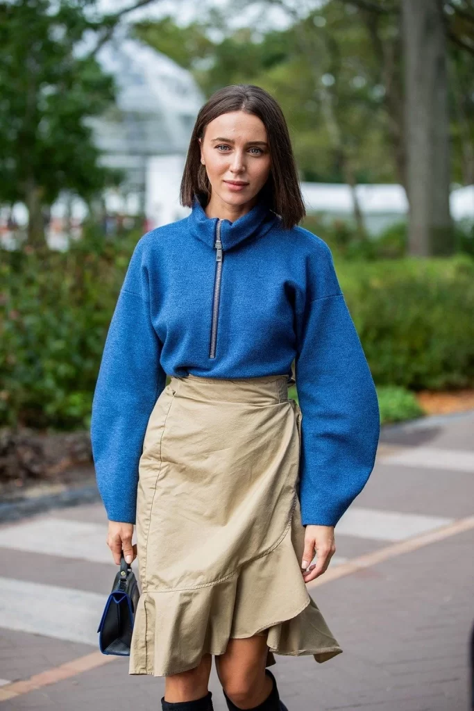 blue fashion